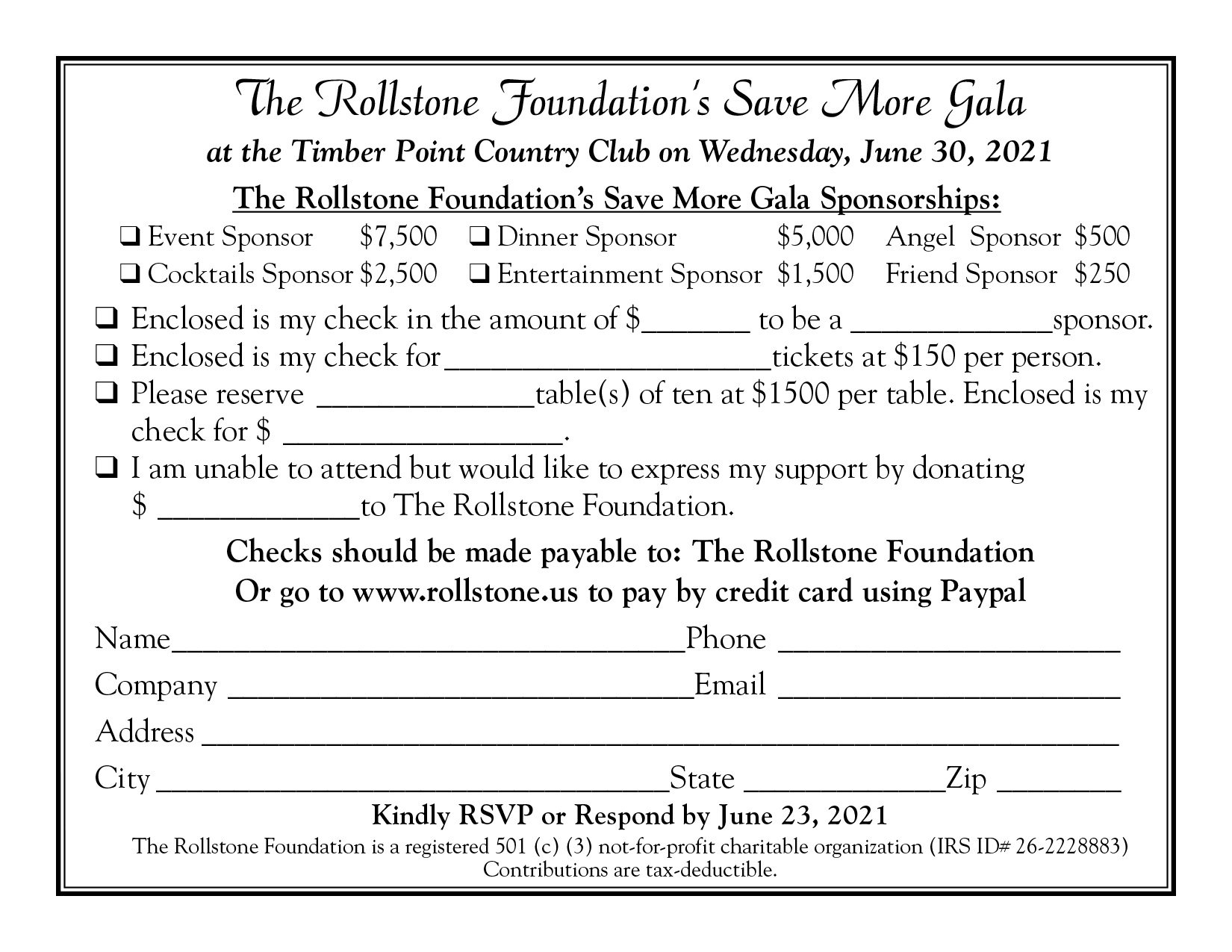 Fourteenth Annual Save More Gala